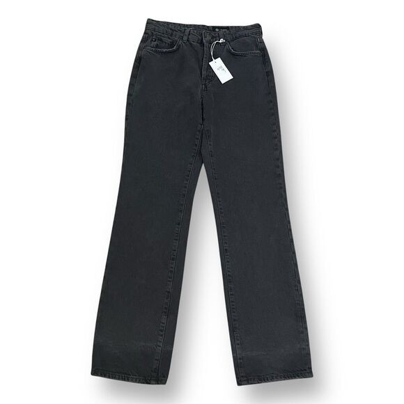 NWT AG Jeans Alexxis Vintage High-Rise Straight in 90s Faded Black Size 26 $225 - Picture 2 of 13